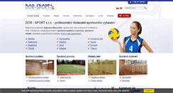 Desktop Screenshot of dorsport.cz