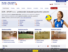 Tablet Screenshot of dorsport.cz